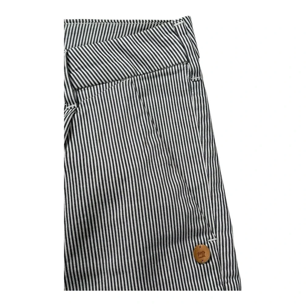 Scotch & Soda‎ Maison Scotch Size 29 Grey/White Striped Bermuda Shorts